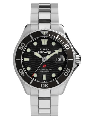 Timex Deep Water Meridian Heren Horloge Zilverkleurig TW2W82000