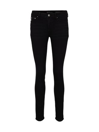Tom Tailor Denim Skinny-fit-Jeans TOM TAILOR DENIM JONA, Damen, Gr. 26, L&auml;nge 34, schwarz (clean schwarz stone schwarz denim), Denim/Jeans, Obermaterial: 72% Baumwolle