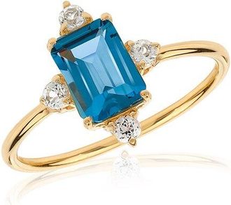 Tiramisu 14K 1.42 Ct. Tw. Gemstone Modern Ring