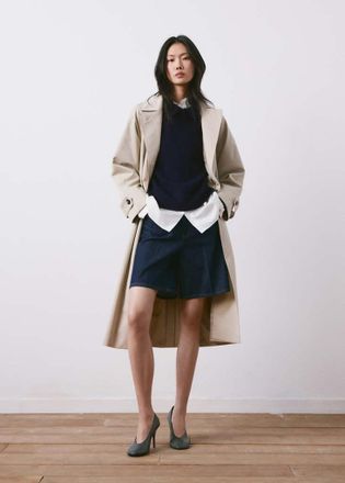 Mango Pullover maglia collo polo blu marino scuro - Donna - XXS - MANGO