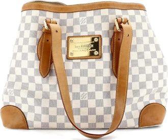 Louis Vuitton Hampstead Damier MM shopper - Wit