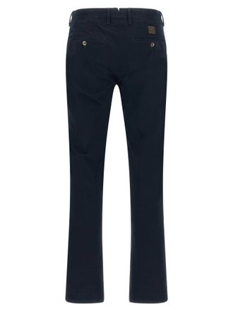 Incotex Stretch Cotton Canvas Trousers - Navy