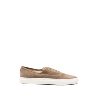 Common Projects Four Hole Laced Suede Sneakers