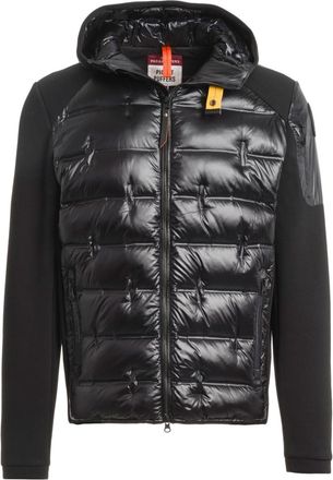 Parajumpers quilted jacket - men - Elastane/Recycled Polyamide/Duck Feathers/Cotton/Polyamide/Polyester/Polyester/Duck Down - M - Black