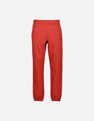 C.P. Company Mens Diagonal Raised Fleece Sweat Pants - Red - Size: 3XL