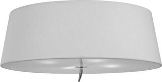 Mantra Mantra - Inspired Ninette - Ceiling 4 Light E27, Polished Chrome with Ivory White Shade
