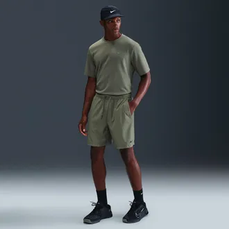 Nike Mens Form Dri-FIT 7 Unlined Versatile Shorts in Green | DV9857-320