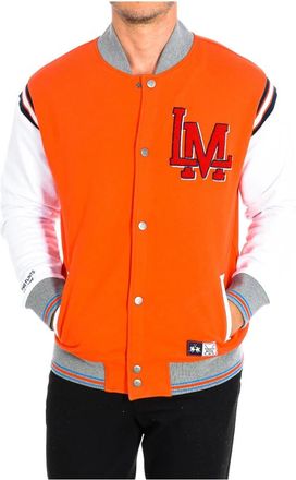 La Martina Long Sleeve Sweatshirt - Heren - Bomber jackets - Oranje - L - Katoen - Jassen