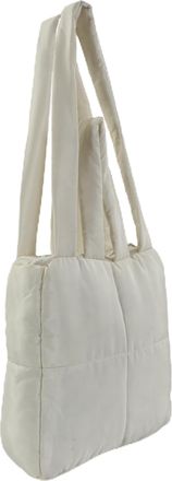 Generic Lightweight Puffer Tote Bag for Women. Quilted Shoulder Bag with Zip Closure. Soft Everyday bag for Work Shopping,College, Travel and Beach Holiday.30