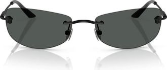 Versace Sunglasses Ve2279 143687 Matte Black/Dark Grey Men