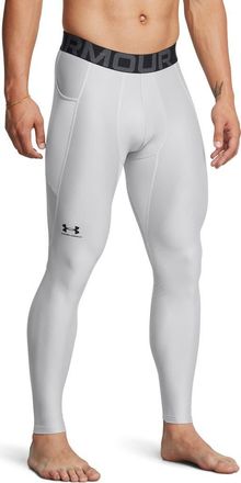 Under Armour HeatGear Leggings in 011 Mod Gray at Nordstrom, Size Xx-Large