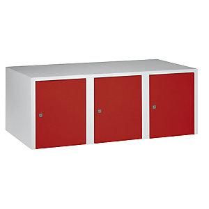EKO V-part - Armario Superior M&uuml;nchen 3 Compartimentos Rojo Vivo Anchura