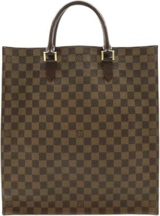 Louis Vuitton Pre-owned Tote Bags, male, Brown, Size: ONE SIZE Pre-owned Canvas totes