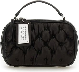 Maison Margiela Beauty Case Trapuntato in Pelle - - Bags - Donna - Nero - ONE SIZE