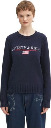 Sporty & Rich Mujer, Jerseys, Azul, Talla: XS