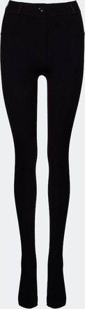 Loewe Leggings acanalados con piel