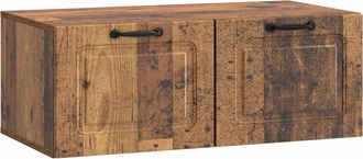 vidaXL Mueble Para Tv De Pared Madera Envejecida 78,5 X 41 X 30 Cm Vidaxl