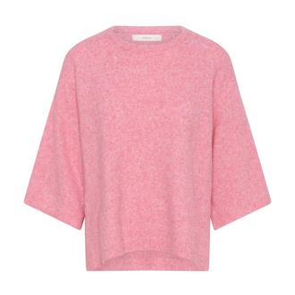 Inwear Guniiw Tee Pullover - Dames - Ronde hals truien - Roze - XS - Wol - Truien & Vesten