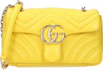 Gucci Borse a tracolla Gucci Marmont Donna Pelle Gialla