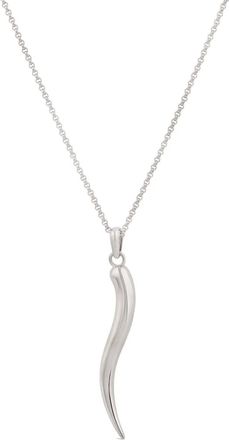 Dinny Hall Toro Horn pendant necklace - Silver