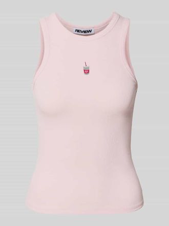 Review Tanktop mit Rundhalsausschnitt in Rose, Gr&ouml;&szlig;e XS