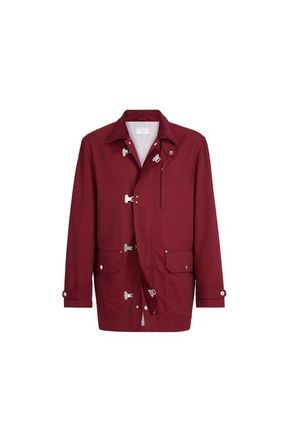 Brunello Cucinelli Water-resistant outerwear in Cherry at Nordstrom, Size 50 It