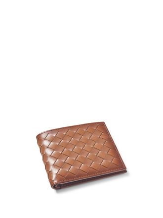 Aspinal of London folded leather wallet - Brown