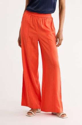FRNCH Palmina Woven Wide Leg Pants in Rouge at Nordstrom Rack, Size X-Small
