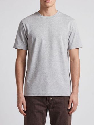 Eleventy T-shirt girocollo in cotone a maniche corte dal design basic