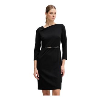 DKNY Dkny, Dames, Jurken, Zwart, Maat: S Poliester