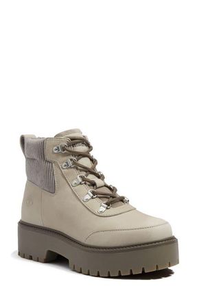 Timberland Stone Street Platform Boot in Medium Grey Nubuck at Nordstrom, Size 8