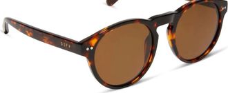 DIFF Eyewear Mens Cody Xl Sunglasses In Rich Tort + Brown Polarized