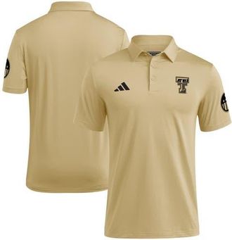 adidas Mens adidas Tan Texas Tech Red Raiders Salute to Service Ultimate365 Solid Polo at Nordstrom, Size Large
