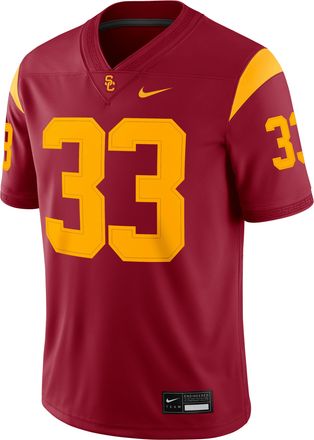 Nike USC Trojans Mens Nike Mens Dri-FIT College Game Jersey in Red | NC2F08BFJNB-0U8