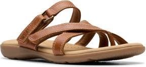 Clarks Elizabelle Bay Sandal in Tan Leather at Nordstrom Rack, Size 5.5
