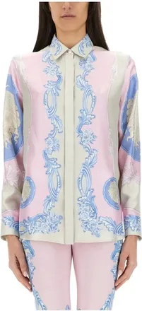 Versace Donna, Camicette, Multicolore, M, new