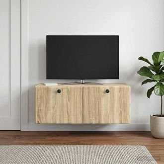 vidaXL Vidaxl Mobile Porta Tv Da Muro 78,5 X 31 X 30 Cm Rovere Sonoma