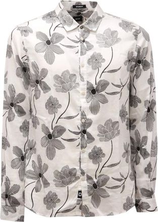 Officina36 Flower Print Cotton Shirt