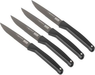 Kuhn Rikon ICED Steak Knife 4.13-Inch, Set of 4, Ice Hardened German Stainless Blade in Black at Nordstrom