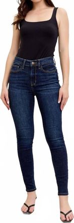 Judy Blue High Waist Skinny Fit Jean In Dark Wash