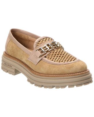 Baldini Suede & Leather Moccasin