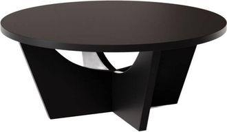 OEM Mesa De Centro Redonda Tori &Oslash;90 Cm Negra
