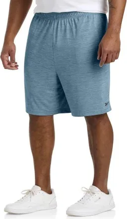 Reebok Performance Tech Heather Shorts in Warped Blue Heather at Nordstrom, Size 6Xb