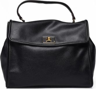 Ermanno Scervino Flap Treasure Handbag - Black