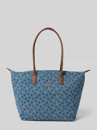 Tommy Hilfiger Shopper aus reiner Baumwolle in Jeansblau, Gr&ouml;&szlig;e 1