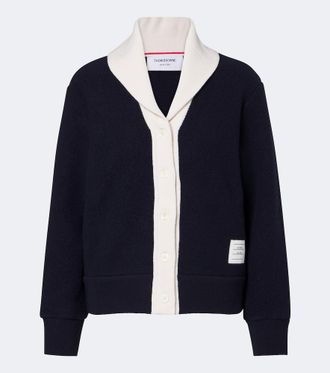 Thom Browne Cardigan in pile di lana