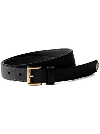 Prada Leren riem van Prada Saffiano-leer
