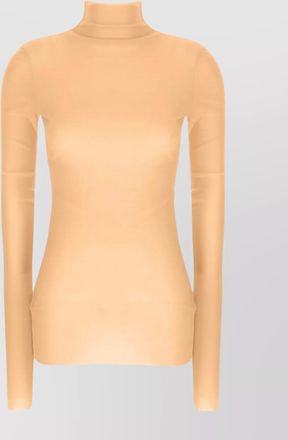 Jil Sander slim fit silk turtleneck top