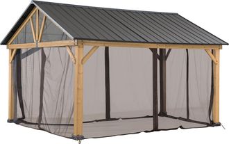 Sunjoy Direct Red Para Cenador De Madera De Cedro 336cm X 400cm
