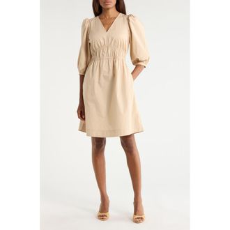 BOSS Dezzan Dress in Open Beige at Nordstrom Rack, Size 10